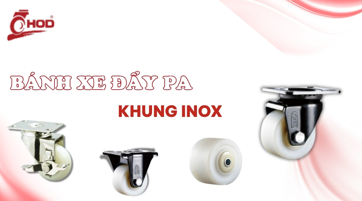 Bánh xe đẩy PA nhà xưởng 