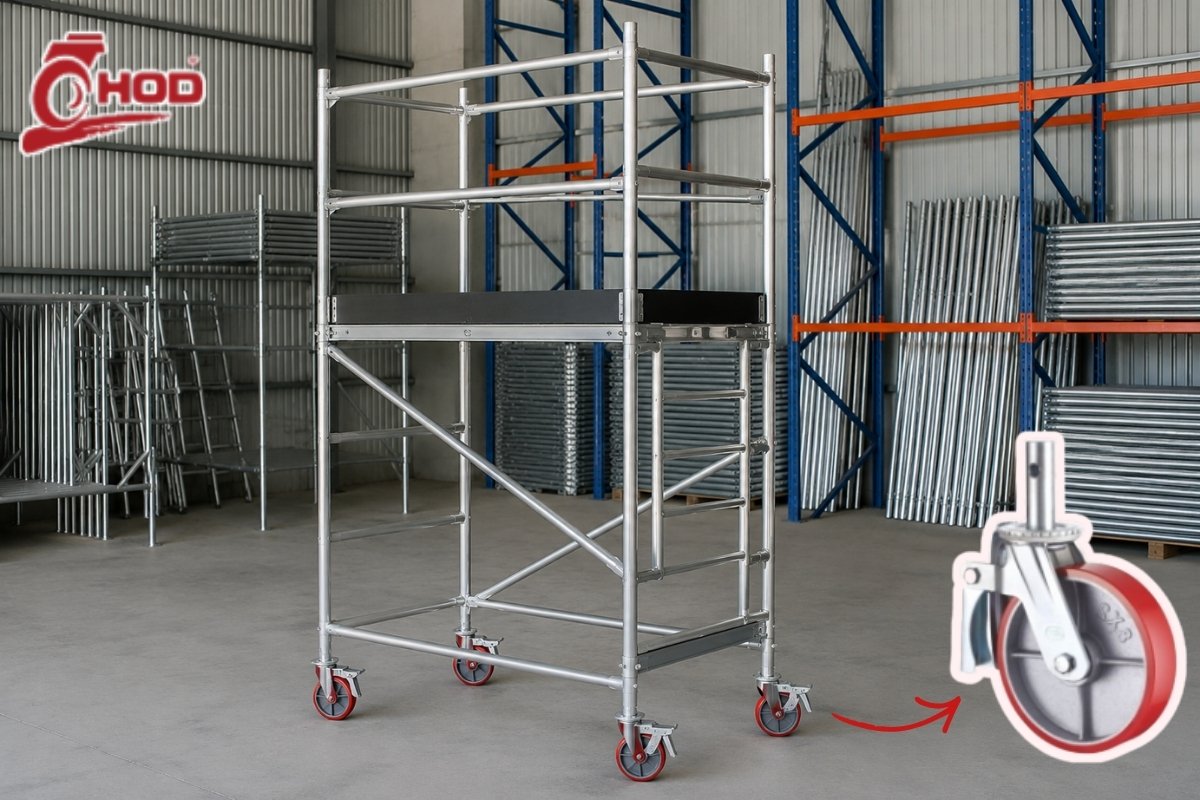 Ứng dụng của bánh xe đẩy giàn giáo