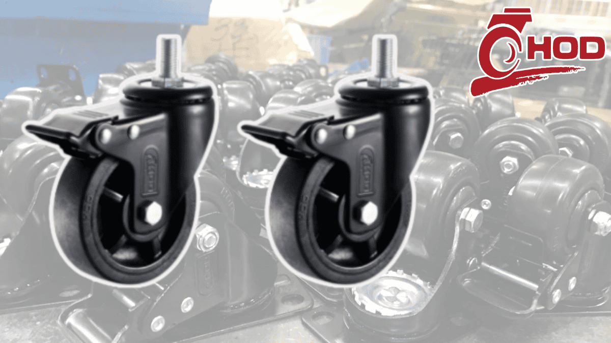 Bánh xe chịu nhiệt ổ bi kép 280 độ C