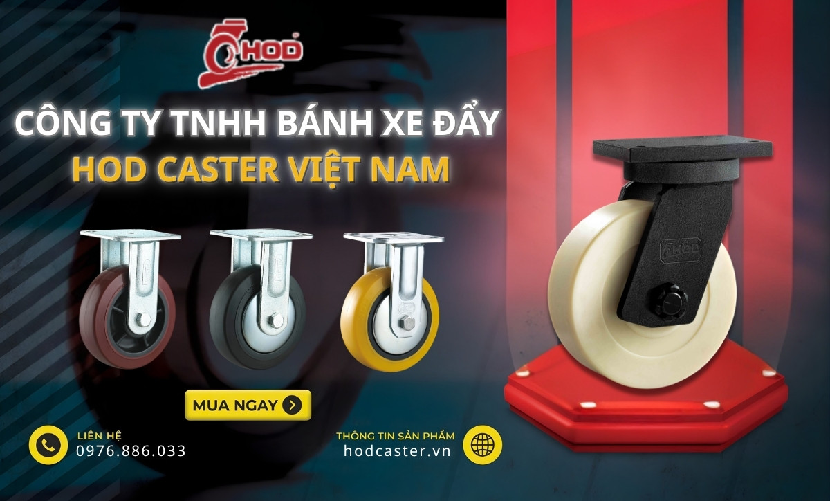 HOD Caster các loại bánh xe đẩy công nghiệp giá tốt, uy tín