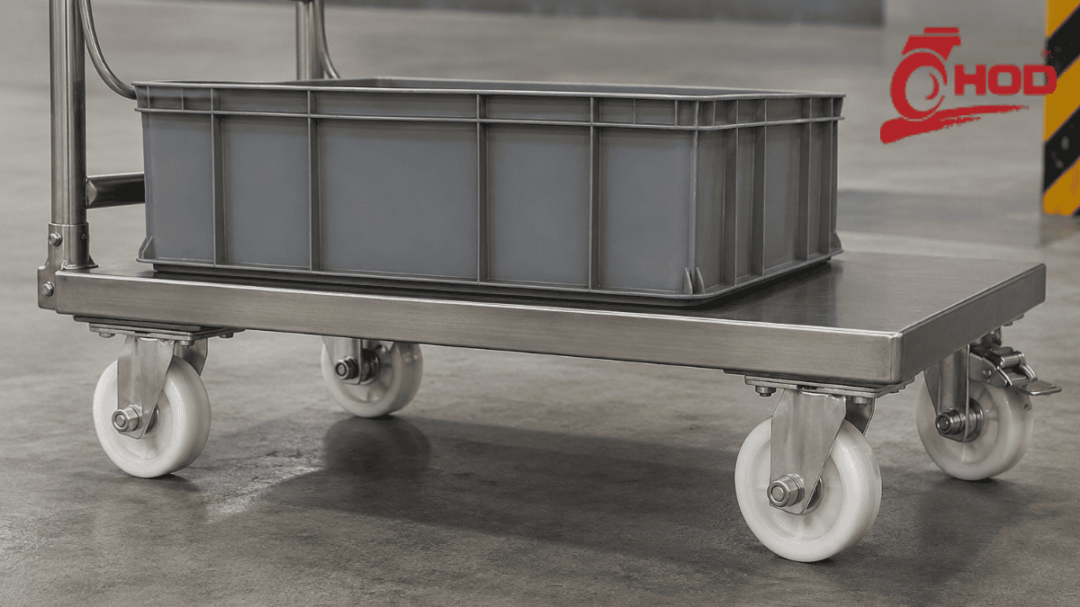 Ứng dụng của bánh xe càng inox