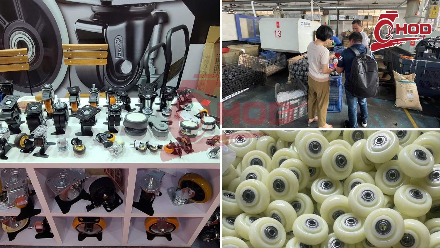 Các mẫu bánh xe đẩy công nghiệp loại nhỏ
