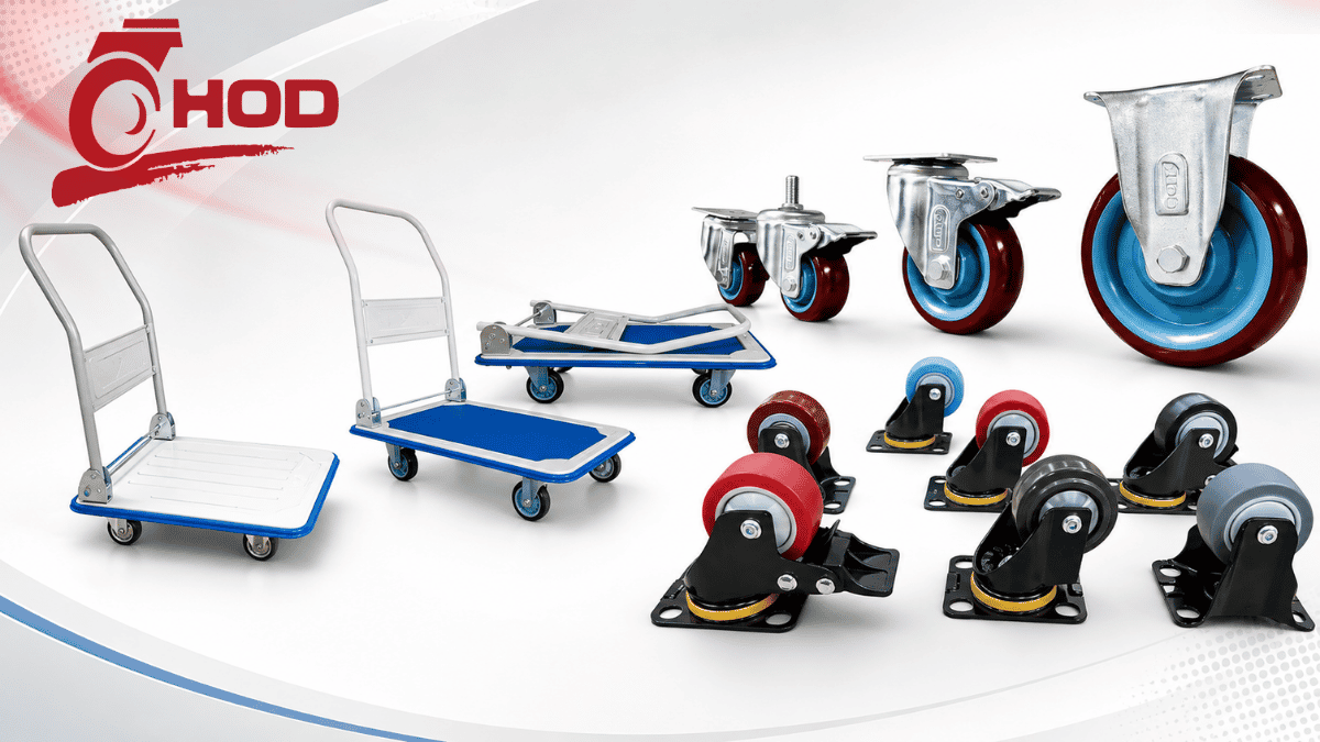 Các dòng bánh xe đẩy HOD Caster cho nhà máy và kho xưởng