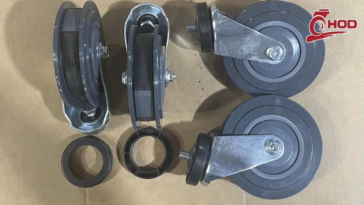 Cấu tạo bánh xe PP dùng cho xe đẩy công nghiệp