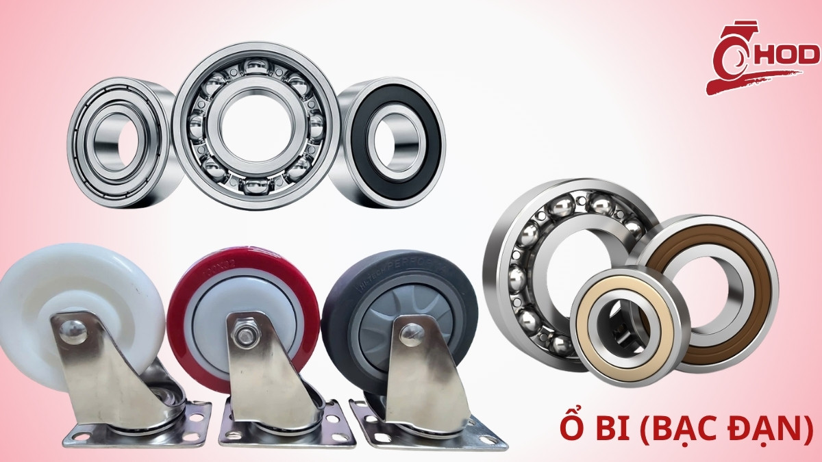 Ổ bi hay bạc đạn cho bánh xe đẩy
