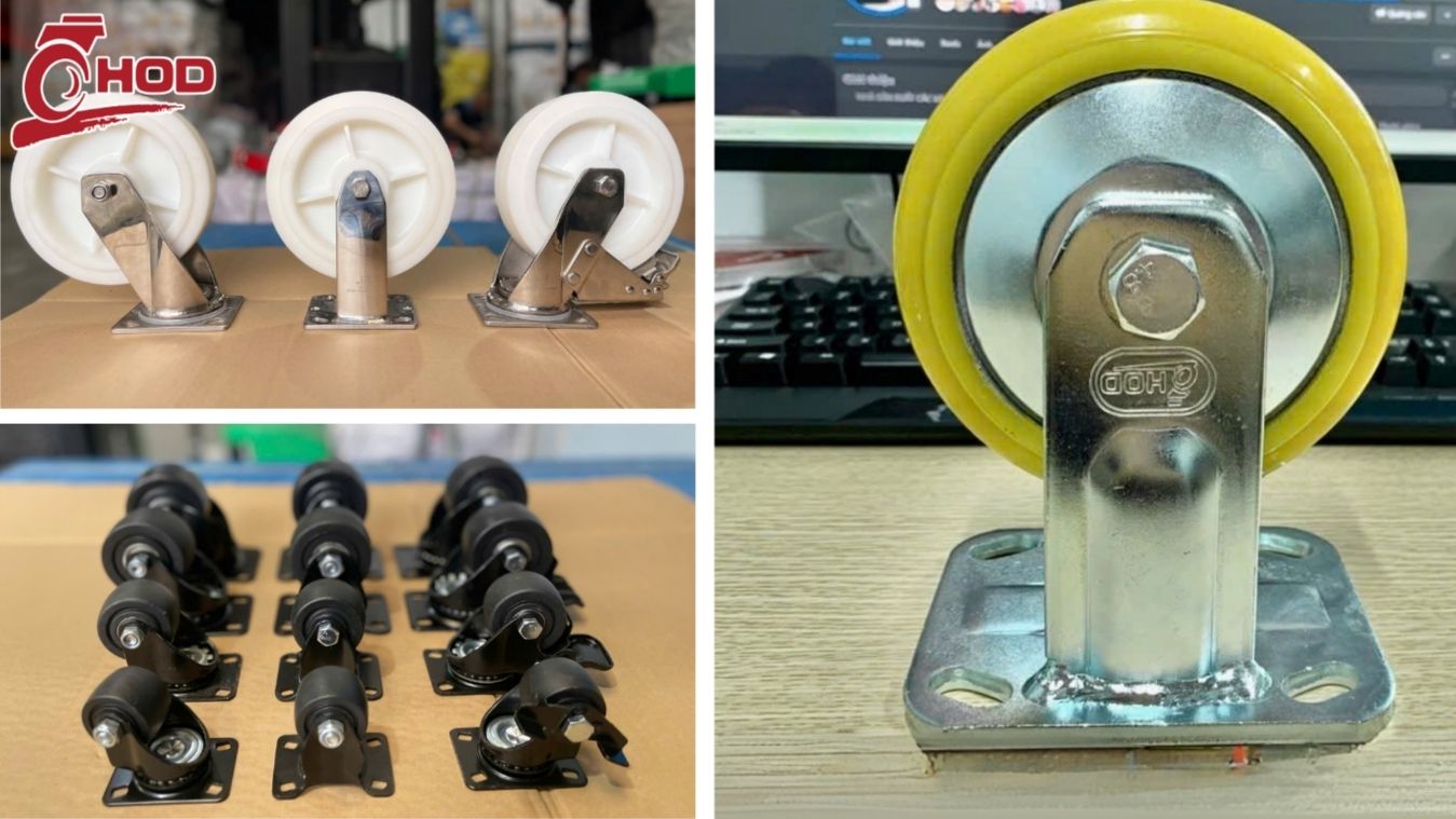 Các mẫu bánh xe đẩy công nghiệp do HOD Caster cung cấp tại phường Từ Sơn Bắc Ninh