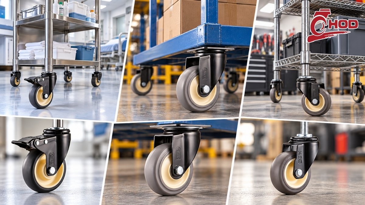 Kích thước bánh xe TPR phổ biến hiện nay
