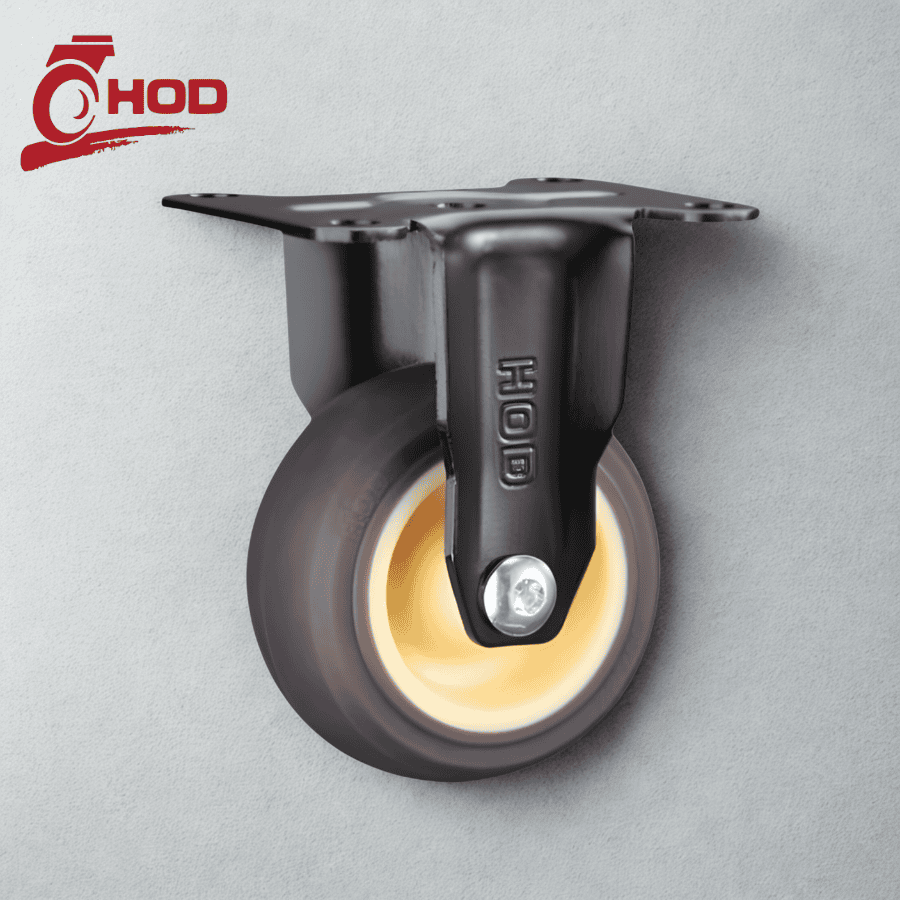 Bánh Xe Đẩy Tải Nhẹ TPR Càng Cố Định