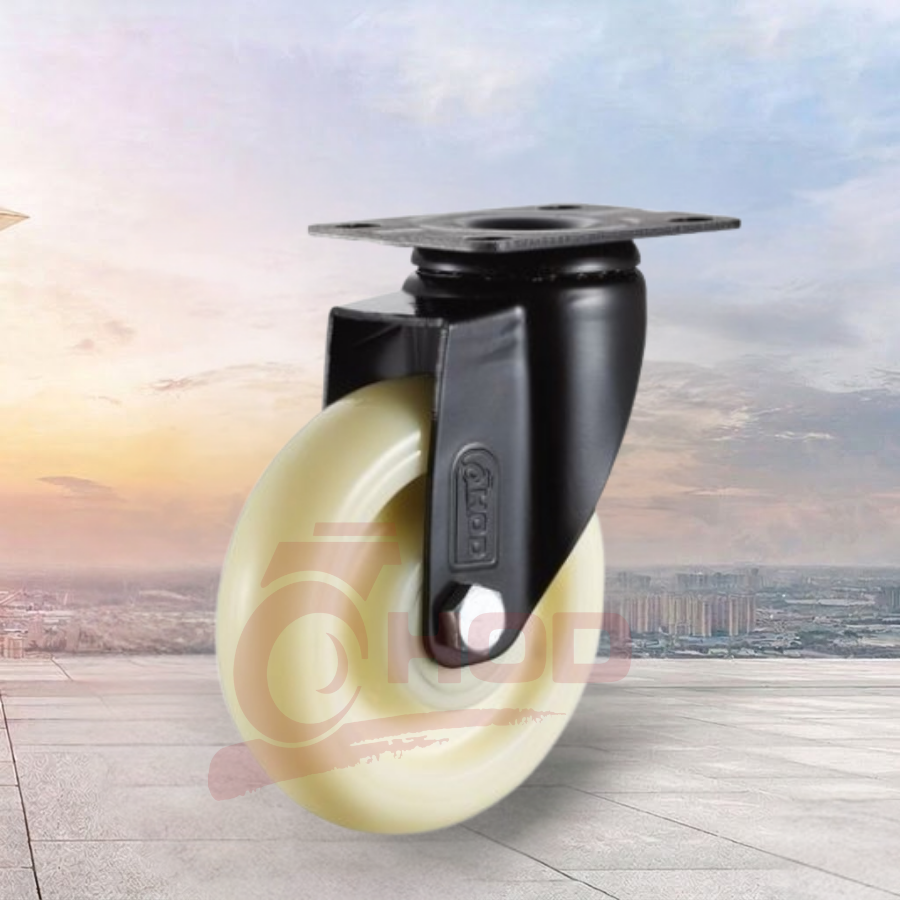 Bánh xe đẩy chịu tải trung càng xoay (không khóa)