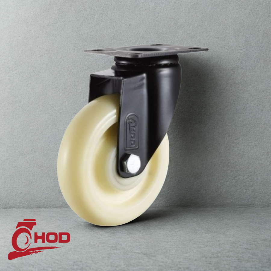 Bánh xe đẩy chịu tải trung càng xoay (không khóa)