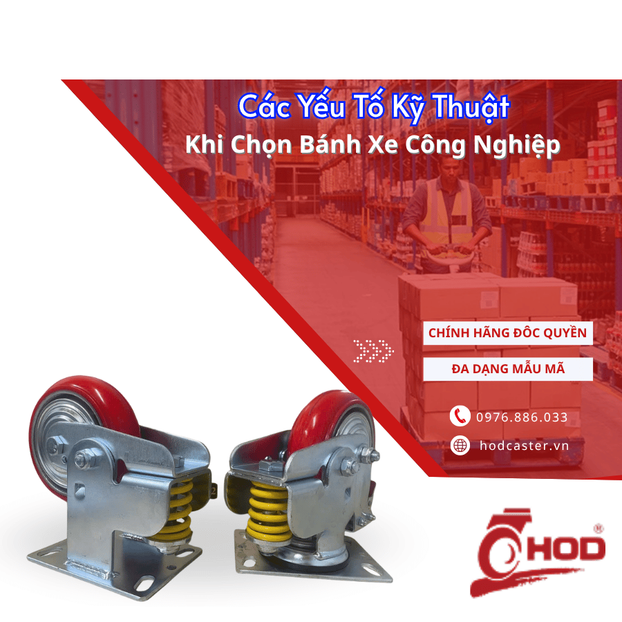 Các Yếu Tố Kỹ Thuật Khi Chọn Bánh Xe Công Nghiệp