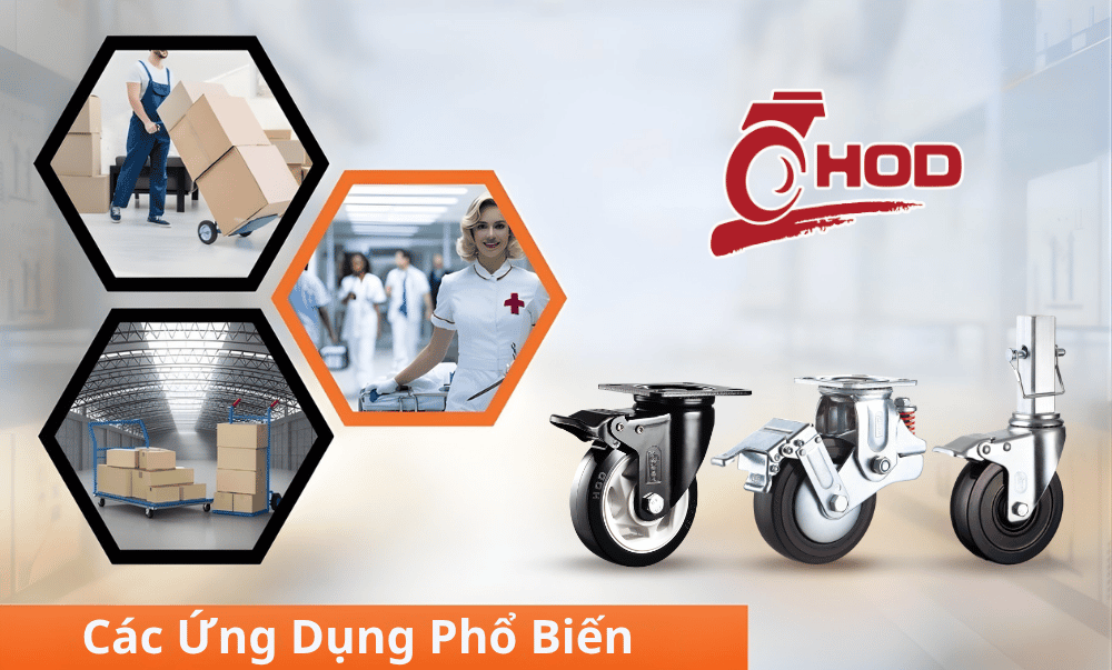 Mua Bánh Xe Đẩy Công Nghiệp Tại HOD CASTER