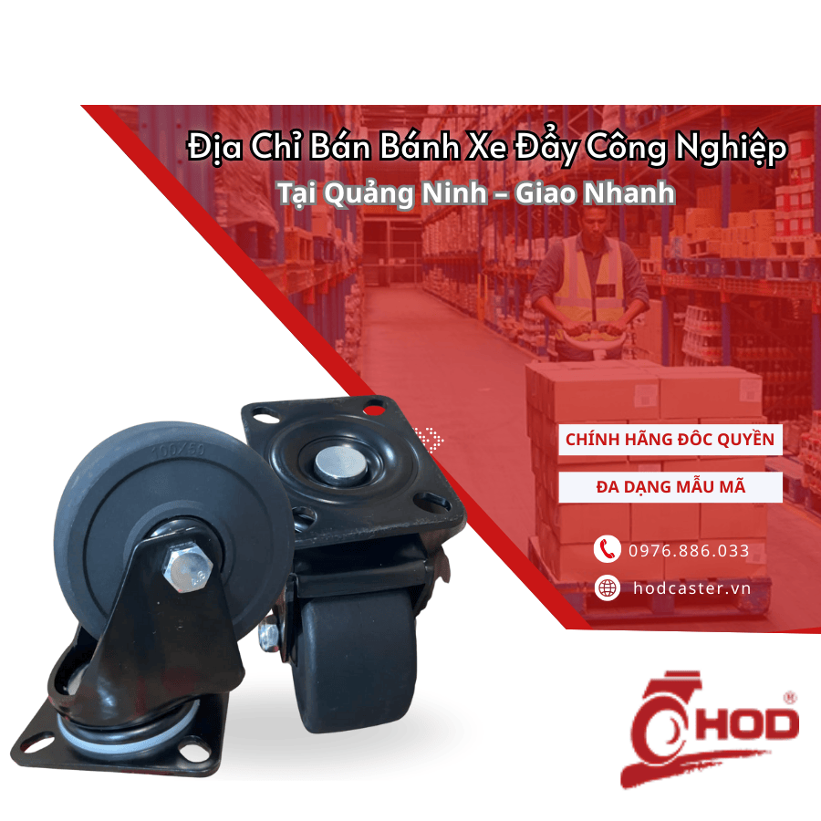 Địa Chỉ Bán Bánh Xe Đẩy Công Nghiệp Quảng Ninh