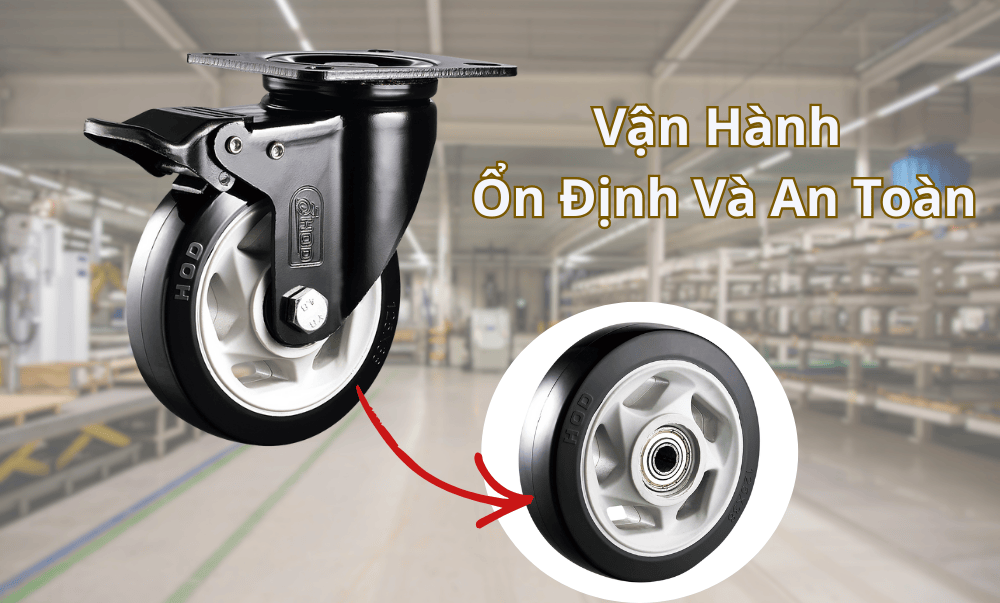 bánh xe đẩy công nghiệp Hà Nội