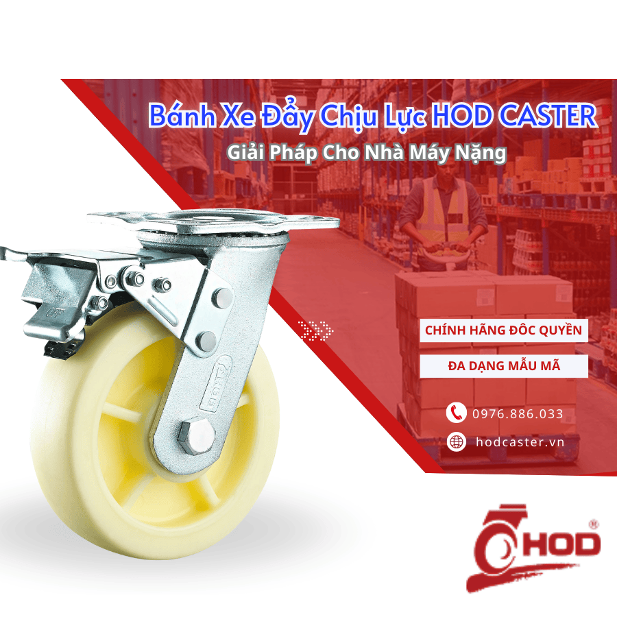 Bánh Xe Đẩy Chịu Lực HOD CASTER 