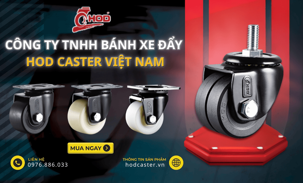 Bánh Xe Đẩy Nylon