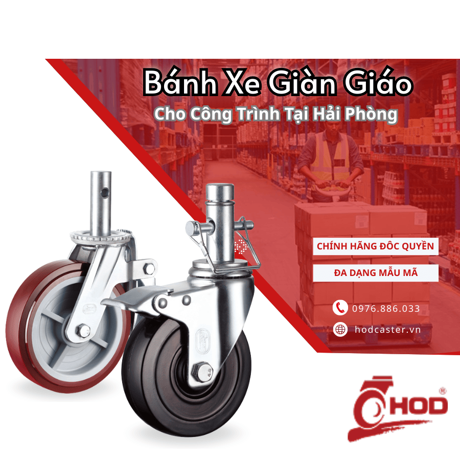 Bánh Xe Giàn Giáo Cho Công Trình Tại Hải Phòng