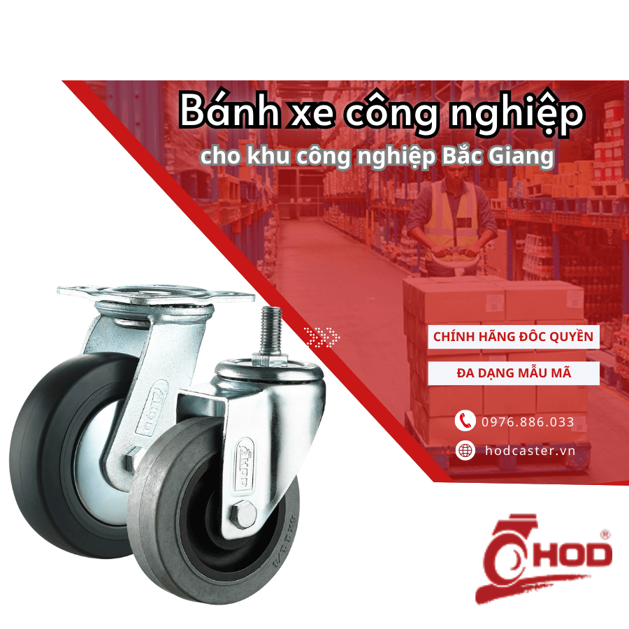 Bánh xe công nghiệp cho khu công nghiệp Bắc Giang