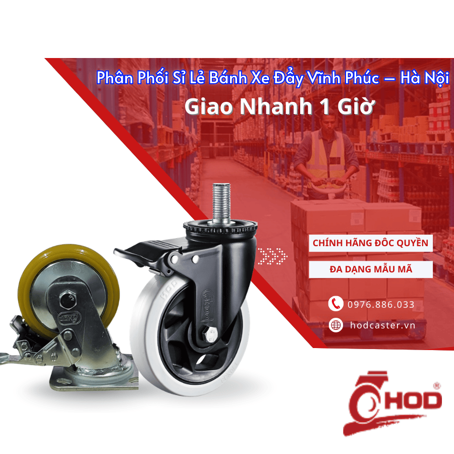 Phân Phối Sỉ Lẻ Bánh Xe Đẩy Vĩnh Phúc