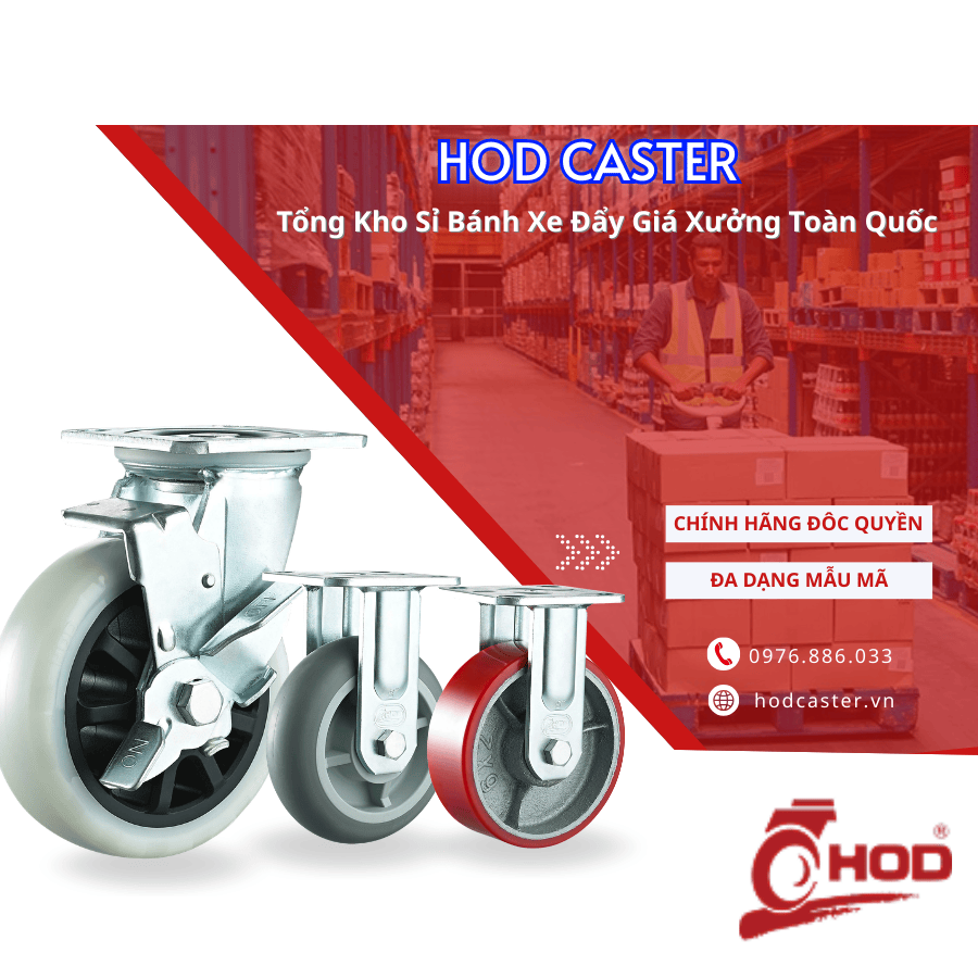 Tổng Kho Sỉ Bánh Xe Đẩy Giá Xưởng Toàn Quốc