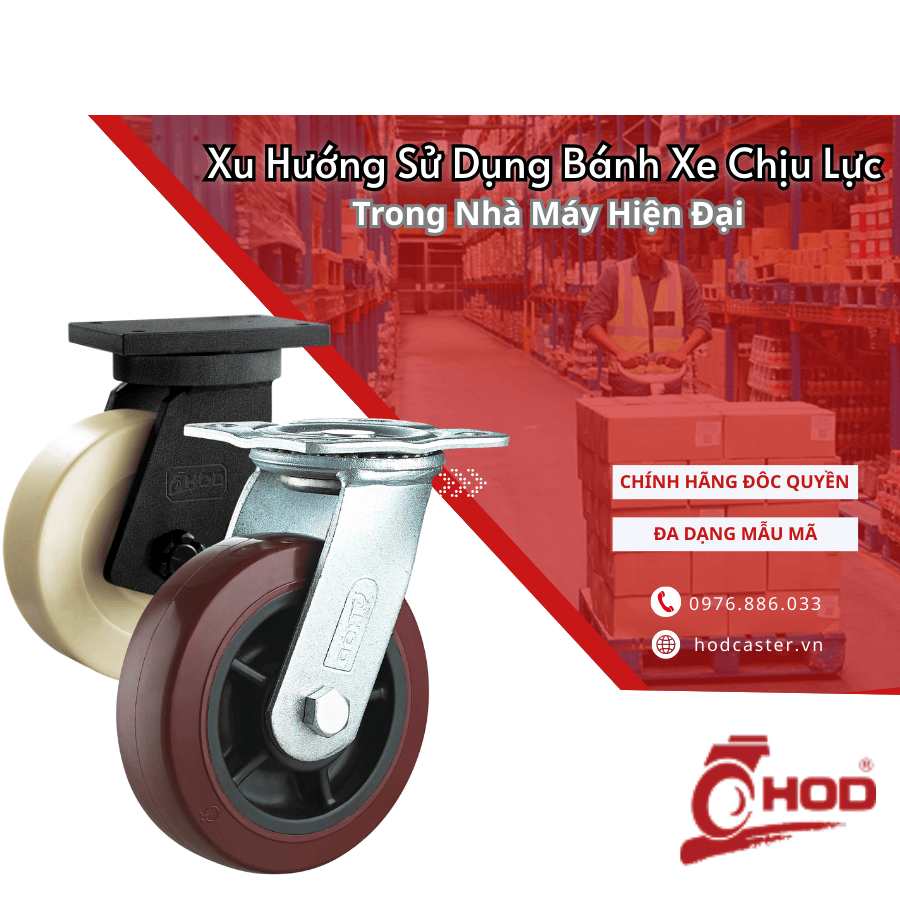  Bánh Xe Chịu Lực Trong Nhà Máy Hiện Đại