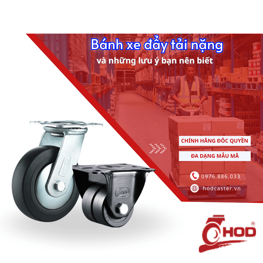 những lưu ý bạn nên biết khi chọn bánh xe đẩy tải nặng