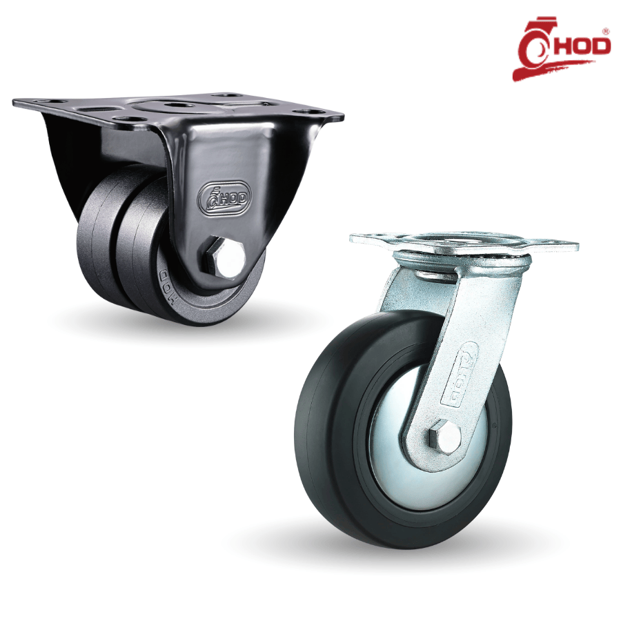 bánh xe đẩy chịu tải nặng cho xưởng cơ khí tại Hà Nội