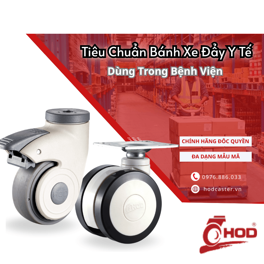 Tiêu Chuẩn Bánh Xe Đẩy Y Tế Dùng Trong Bệnh Viện 