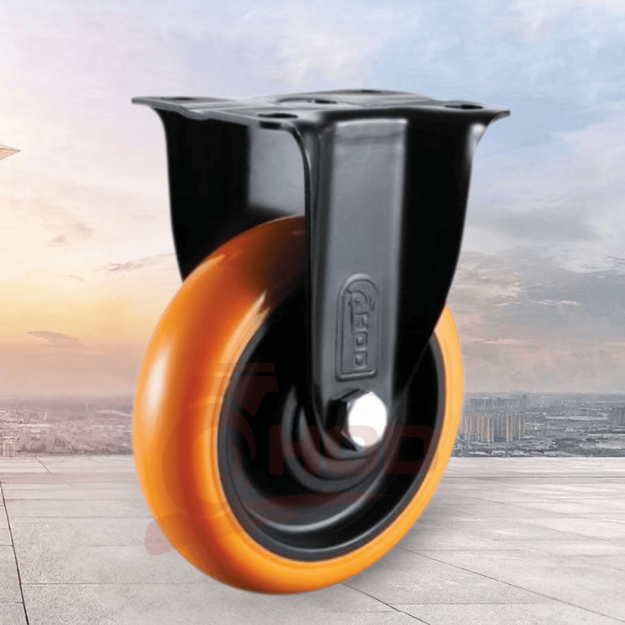 bánh xe đẩy tải trung càng cố định 70kg – 95kg 