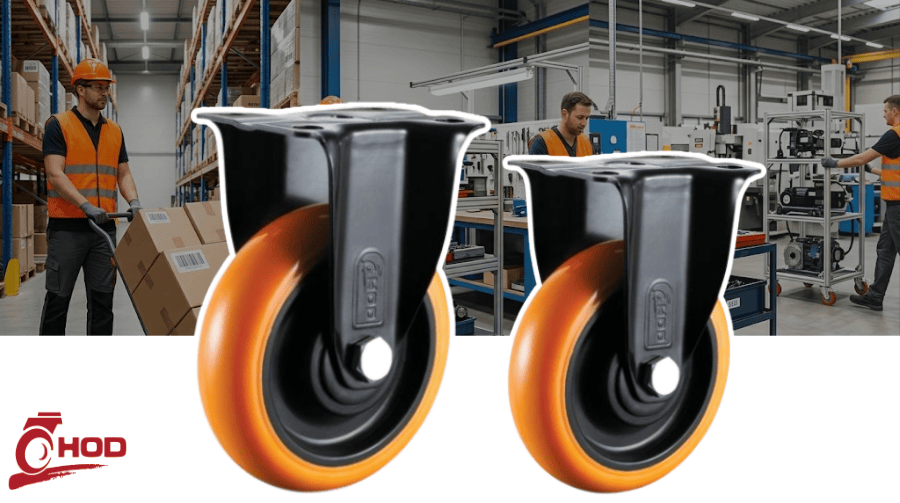 bánh xe đẩy tải trung càng cố định 70kg – 95kg 