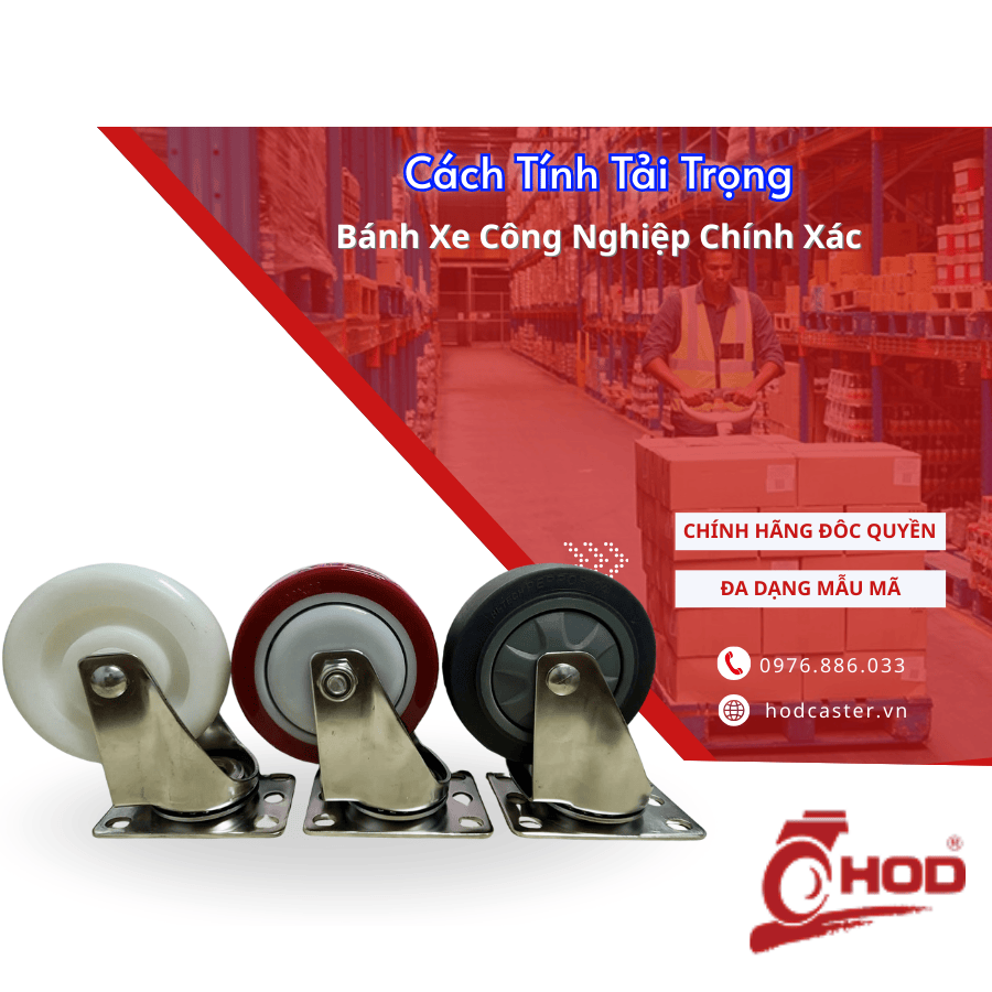 cách tính tải trọng bánh xe công nghiệp